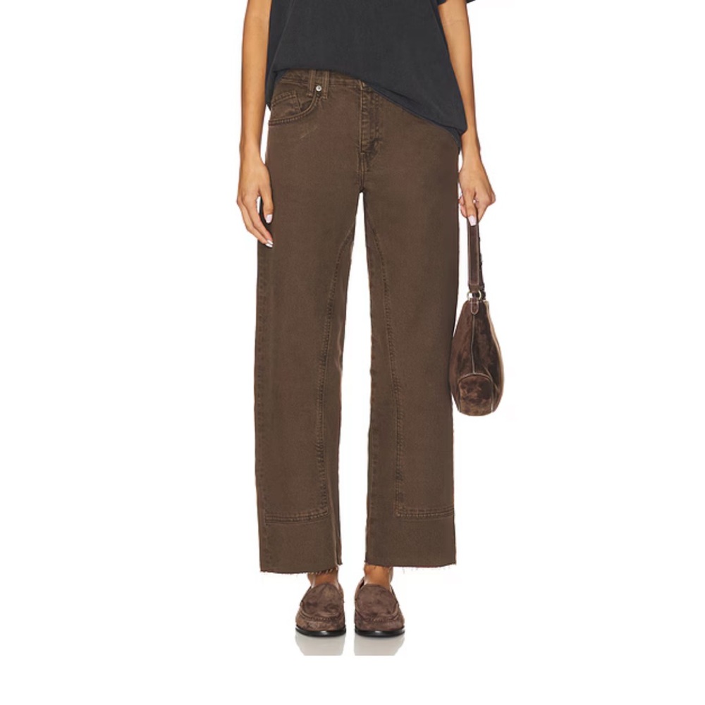 We The Free Risk Taker Straight Pant In Workwear (brown hue) - Picture 2 of 16